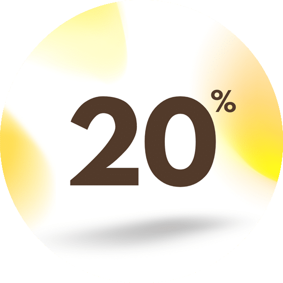 Anda hanya perlu mengeluarkan 20% modal